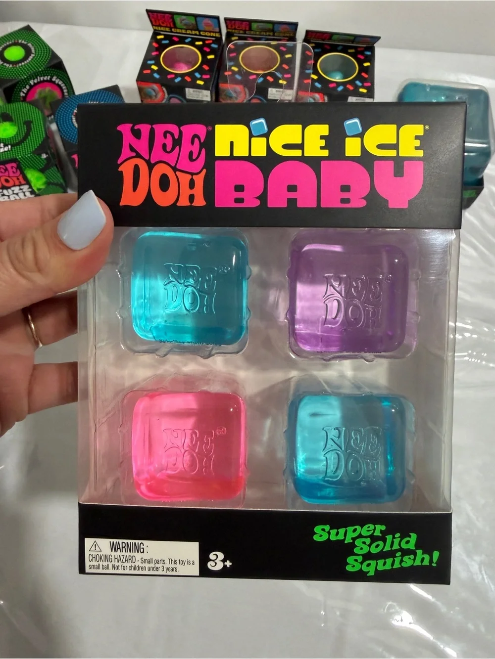 NeeDoh Sensory Toy Squishy Stress Reliever Lot of 9 Individual Items New Viral !